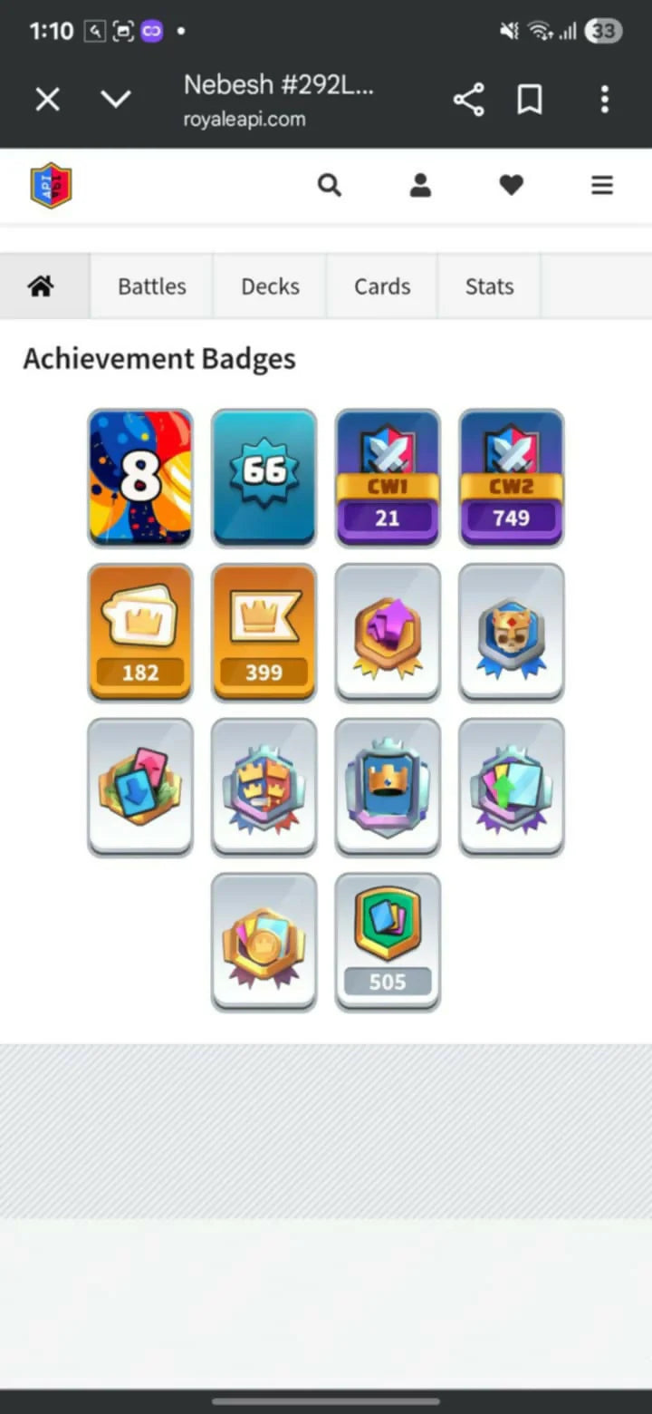 8 Years Badge ⚡ 115 Max Card ⚡ 55 Elite ⚡18 Evos ⚡KT-15 ⚡ Arena 23 ⚡Level-66 ⚡Safe Guarantee ⚡ Instant Delivery