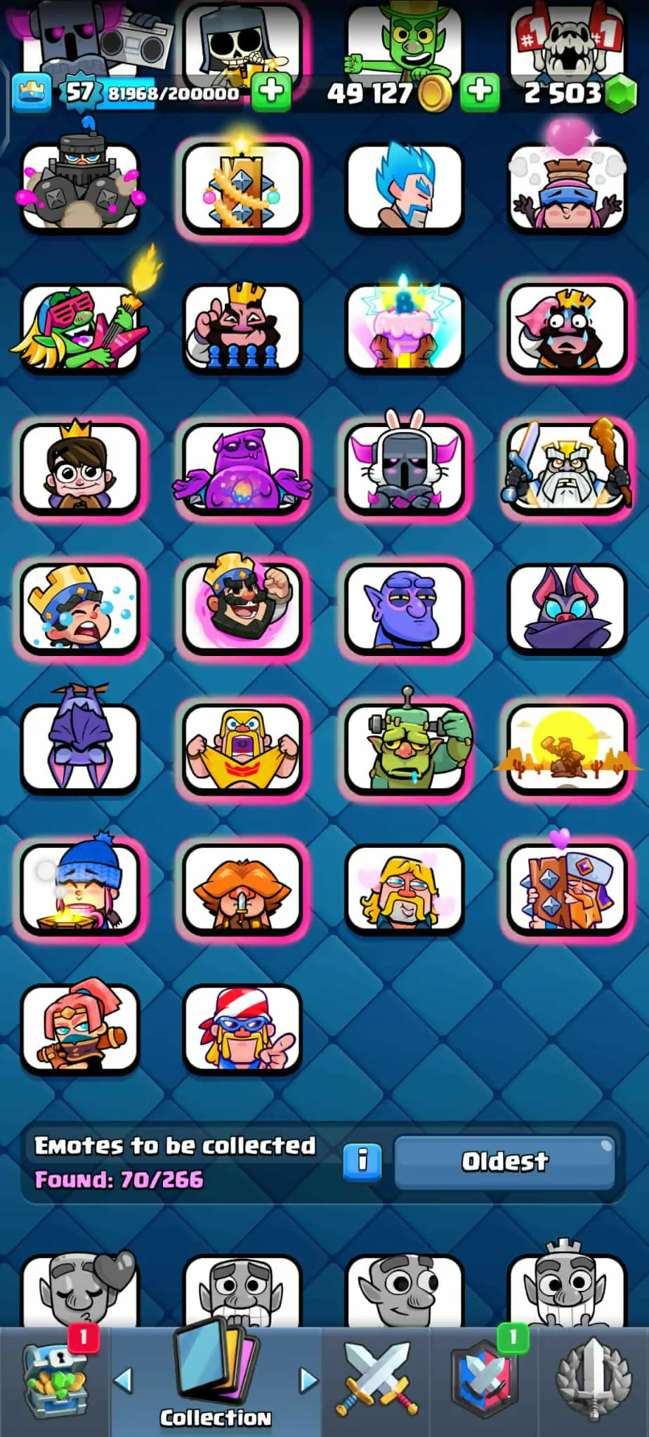 9 Years badge ⚡ 63 Max Card ⚡ 15 Evos ⚡12 Elites ⚡ Rare Emotes ⚡ 2k Gems ⚡level-57 ⚡ Safe Guarantee