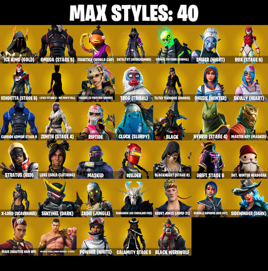 PC/PSN/XBOX |151 skins | Black Knight | Sparkle Specialist | Royale Knight | Blue Squire | Omega (stage 5) | Havoc | Rogue Agent | #B477