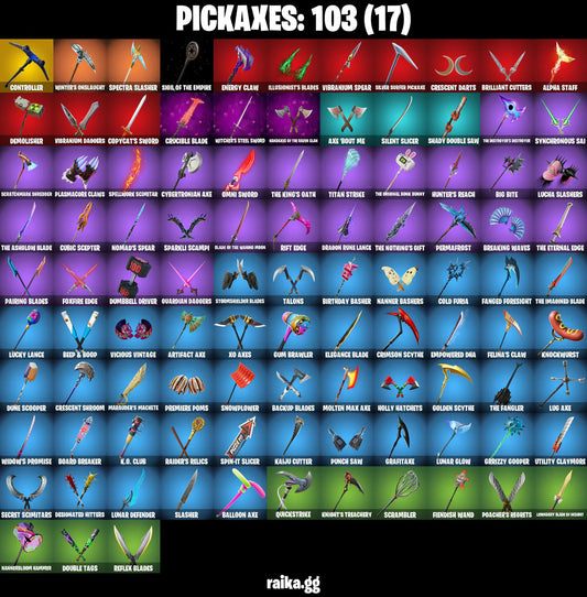 PC/PSN/XBOX 111 skins Carbon Commando Vivi Chroma Prodigy Blue Striker Tabulator Carbon Pack Blue Shift Controller #B108