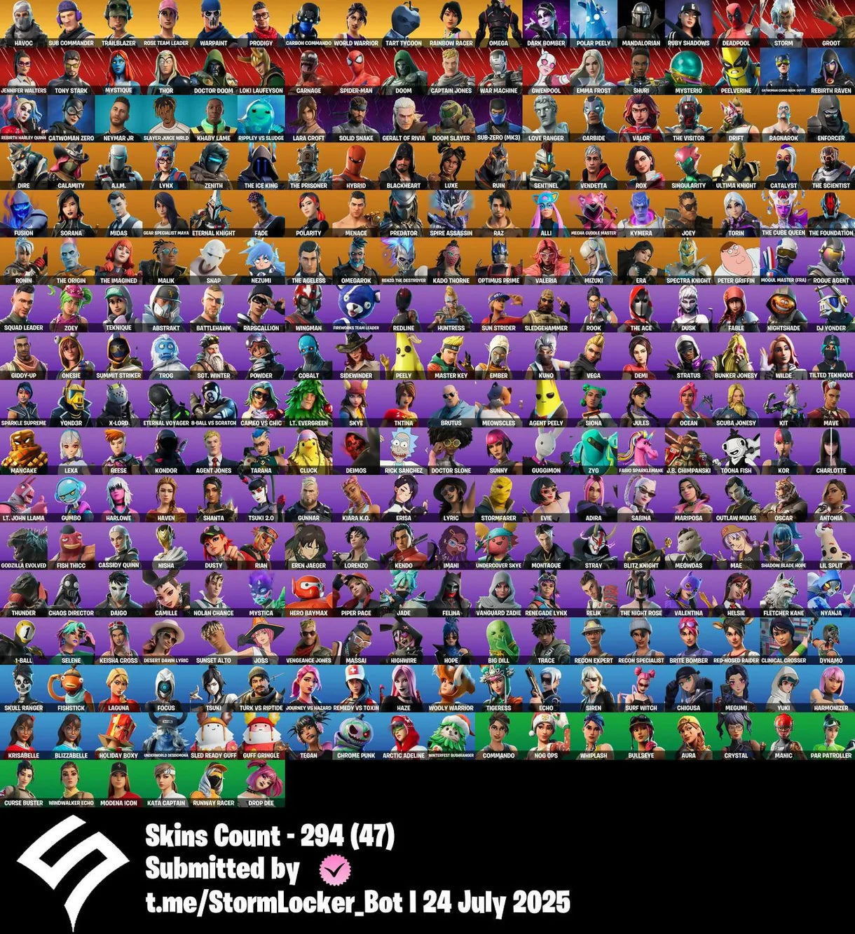 OG FORTNITE ACCOUNT✅STACKED✅294 Skins✅ OG STW ✅Trailblazer✅World Warrior✅Rainbow Racer✅Merry Mint Axe✅Leviathan Axe✅Havoc✅Sub Commander✅Rose Team Leader