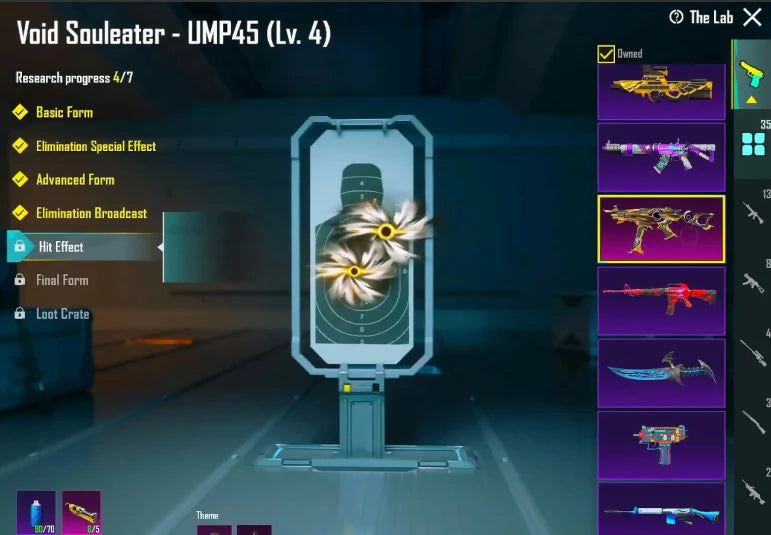 2 combinaisons X niv. 2 G Pharaon 2⭐ Anukhraaa 2⭐ 36 Gunlabs M416 Glacier Max AKM Glacier niv. 6 132 Mythics Ananas Set Inferno Helm Anniv. Mirado 4 armes max 7 Kill Msg S4 Face Pony Beard Strong Lab Mythic Fash 132/300