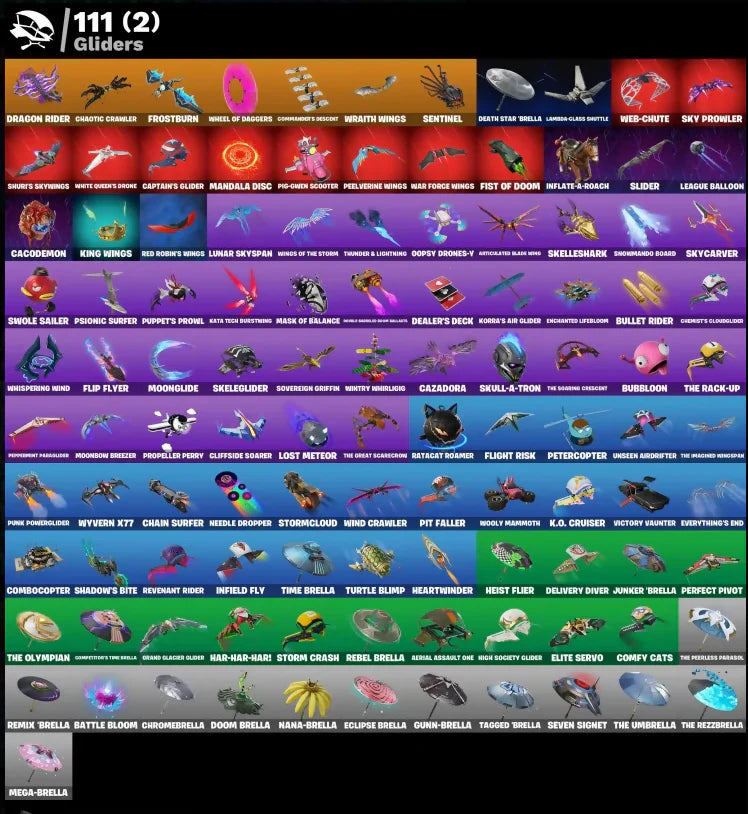 [PC/PSN/XBOX] 120 SKINS + RENEGADE RAIDER + AERIAL ASSAULT TROOPER + MALIK + THE IMAGINED + VALERIA