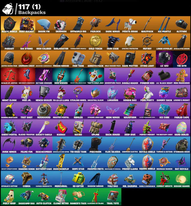 [PC/PSN/XBOX] 108 SKINS + BLACK KNIGHT + SPARKLE SPECIALIST + THE REAPER + ROYALE KNIGHT + OG STW + FLOSS + BLUE SQUIRE