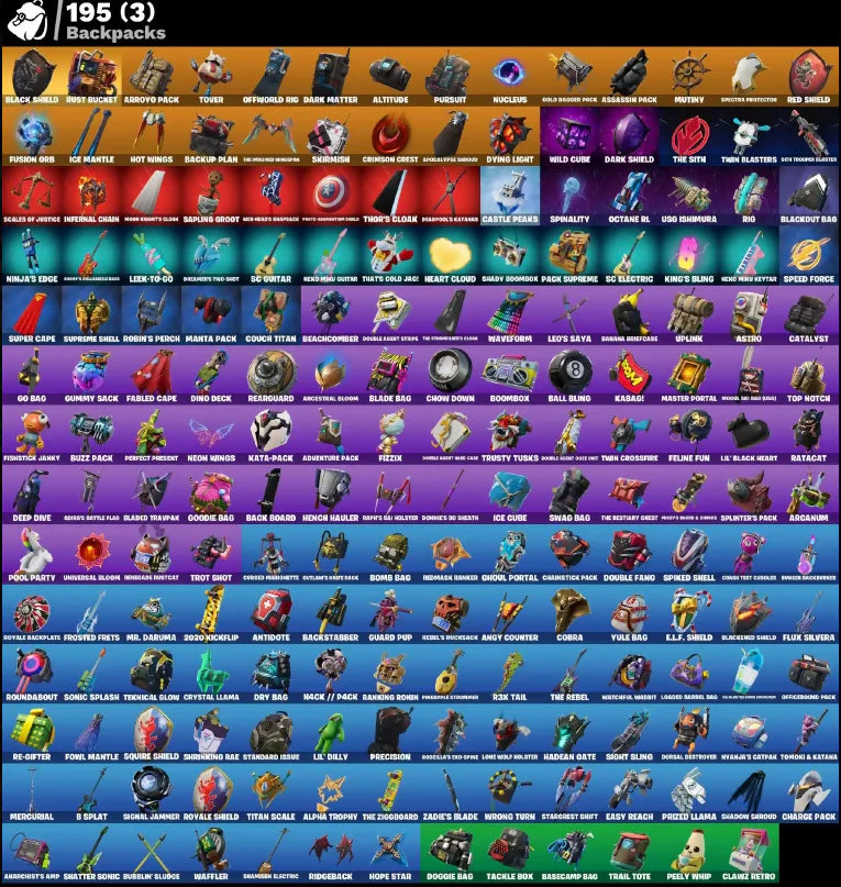 [PC/PSN/XBOX] 198 SKINS + BLACK KNIGHT + SPARKLE SPECIALIST + THE REAPER + ROYALE KNIGHT + ELITE AGENT + OG STW + FLOSS
