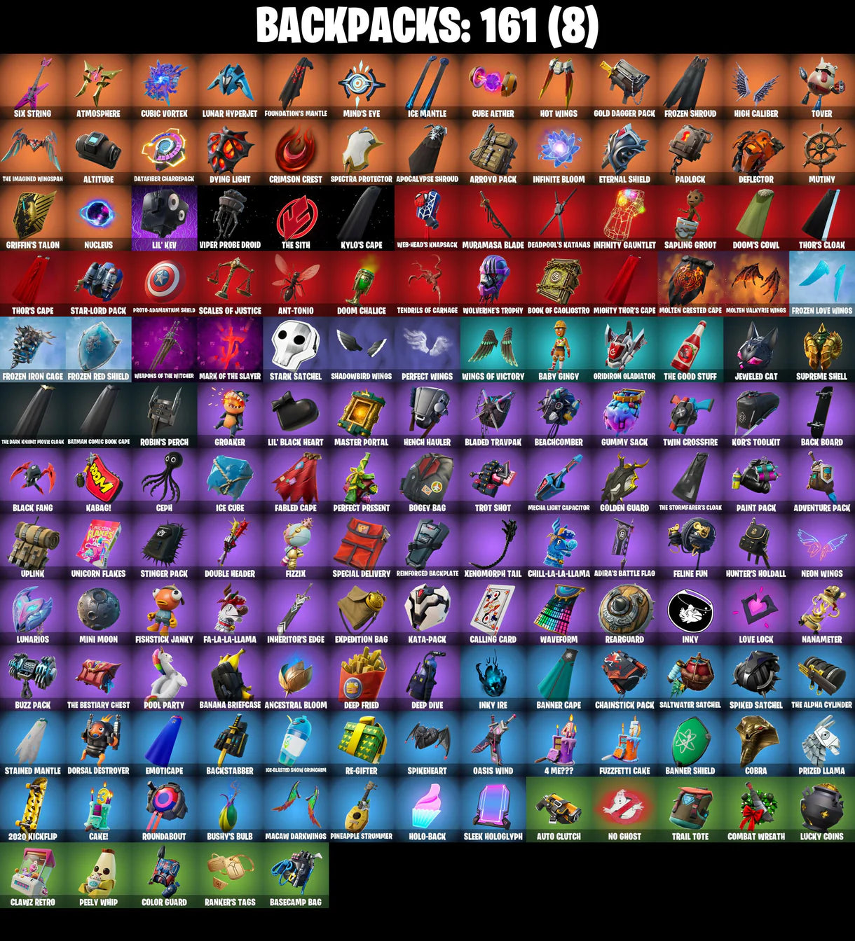 PC/PSN/XBOX |155 skins | Gold Midas | Gold Brutus | Rage | Point It Out | Take The Elf | Verve | Astroworld Cyclone | Astro Jack | Deadpool | #B664