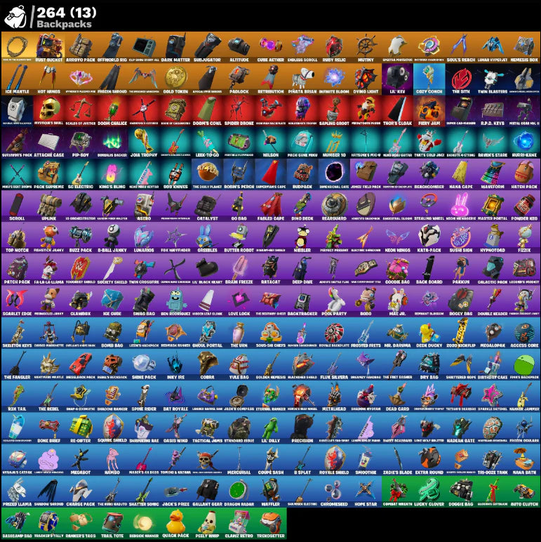 [PC/PSN/XBOX] 201 SKINS + THE REAPER + ROYALE KNIGHT + BLUE SQUIRE + ELITE AGENT + ROGUE AGENT + LEVIATHAN AXE + MAKO
