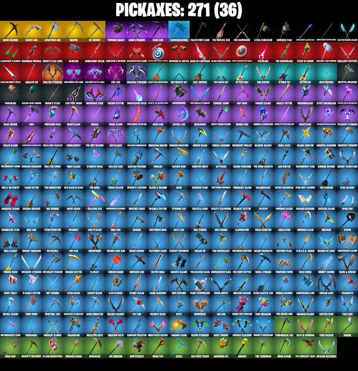 (PC/PSN/XBOX) 110 VB) 347 SKINS / IKONIK / GOLD MIDAS / GOLD BRUTUS / JOHN WICK / PITCH PATROLLER / SPIRIT SNIPER / RUE / WINGMAN /